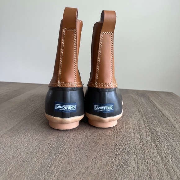 NWOT Men's Lands' Chelsea End Duck Boot Size 12D Tan - Picture 3 of 11